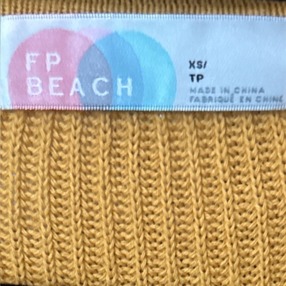 Free People Beach Picnic Sweater Romper - Picture 5 of 5